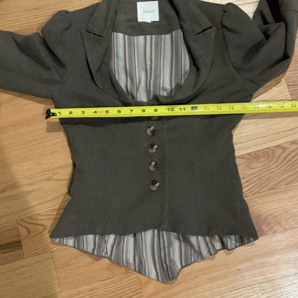 Vintage Michele Mason Corset Ruched jacket - Picture 12 of 13
